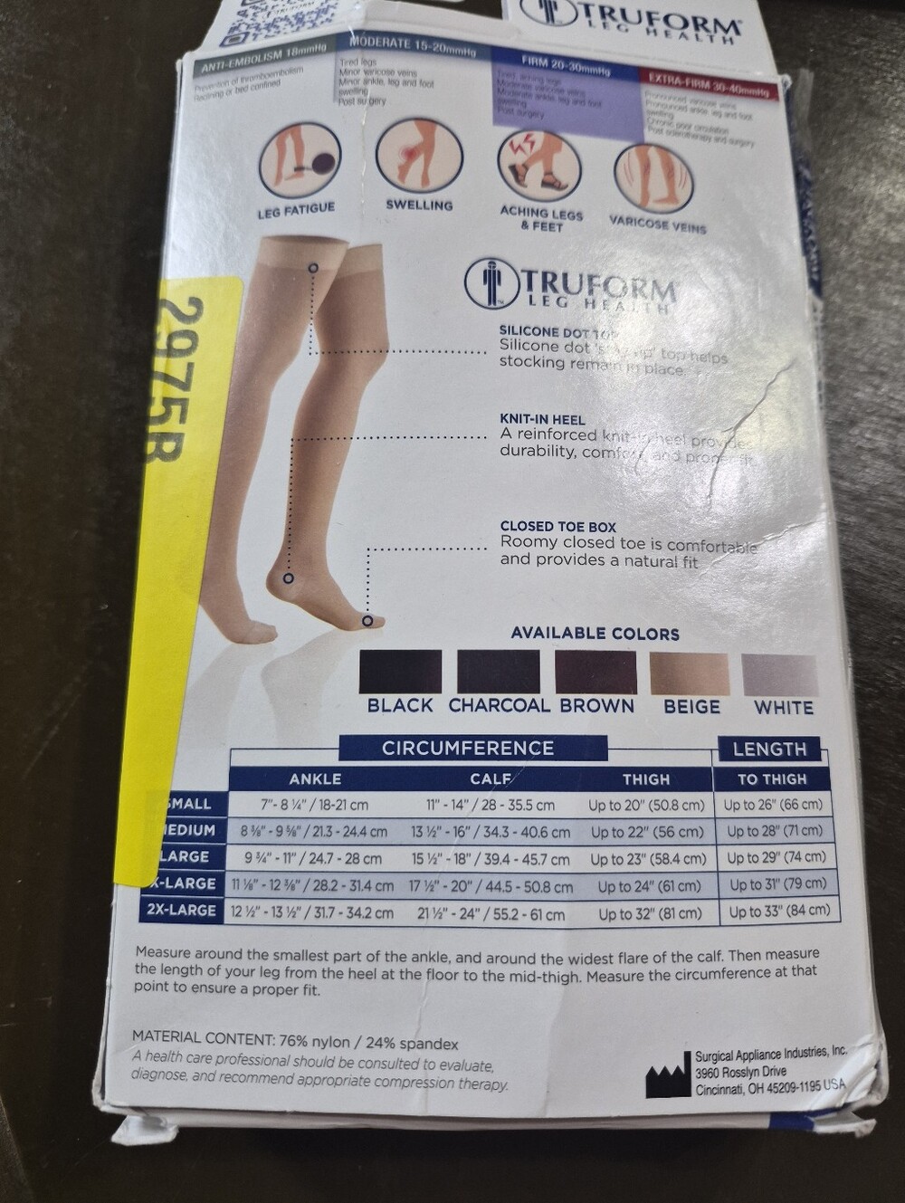 Medium Compression Stockings - Picture 3 of 3